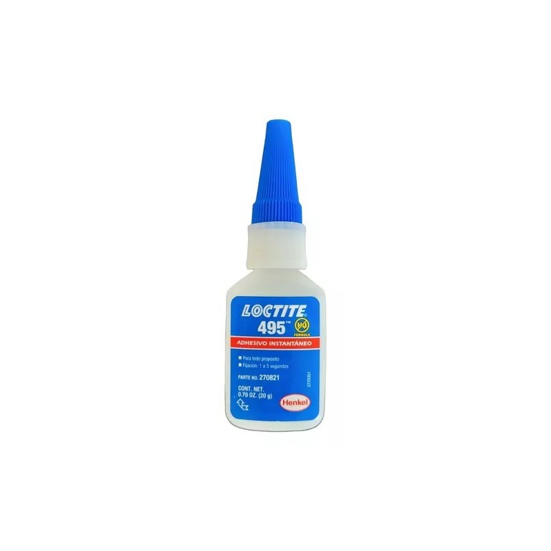 LOCTITE 495 ADHESIVO INSTANTANEO SUPER BONDER BOTELLA 20GR